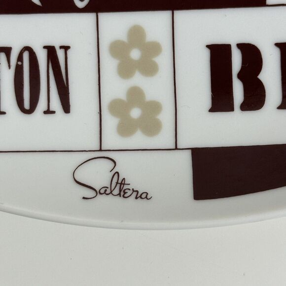 Vintage Saltera Cheeseboard 10in Platter Plate Japan 70s - Picture 3 of 7